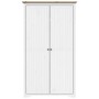 Armario BODO madera maciza de pino blanco marrón 99x53,5x173 cm by vidaXL, Wardrobes - Ref: Foro24-355060, Price: 260,54 €, D...