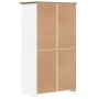 Armario BODO madera maciza de pino blanco marrón 99x53,5x173 cm by vidaXL, Wardrobes - Ref: Foro24-355060, Price: 260,54 €, D...