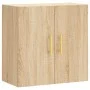 Wandschrank Holzwerkstoff Sonoma Eiche 60x31x60 cm von vidaXL, Schließfächer und Lagerschränke - Ref: Foro24-829951, Preis: 5...