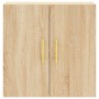 Wandschrank Holzwerkstoff Sonoma Eiche 60x31x60 cm von vidaXL, Schließfächer und Lagerschränke - Ref: Foro24-829951, Preis: 5...