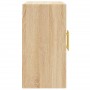 Wandschrank Holzwerkstoff Sonoma Eiche 60x31x60 cm von vidaXL, Schließfächer und Lagerschränke - Ref: Foro24-829951, Preis: 5...