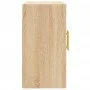 Wandschrank Holzwerkstoff Sonoma Eiche 60x31x60 cm von vidaXL, Schließfächer und Lagerschränke - Ref: Foro24-829951, Preis: 5...