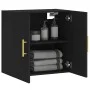 Schwarzer Wandschrank aus Holzwerkstoff, 60 x 31 x 60 cm von vidaXL, Schließfächer und Lagerschränke - Ref: Foro24-829949, Pr...
