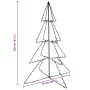 Árbol de Navidad 160 LEDs interior y exterior 78x120 cm