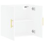 Wandschrank aus weißem Ingenieurholz 60x31x60 cm von vidaXL, Schließfächer und Lagerschränke - Ref: Foro24-829948, Preis: 48,...