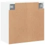 Wandschrank aus weißem Ingenieurholz 60x31x60 cm von vidaXL, Schließfächer und Lagerschränke - Ref: Foro24-829948, Preis: 46,...
