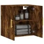 Engineered wood smoked oak wall cabinet 60x31x60 cm by vidaXL, Lockers and storage cabinets - Ref: Foro24-829953, Price: 44,0...