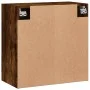 Engineered wood smoked oak wall cabinet 60x31x60 cm by vidaXL, Lockers and storage cabinets - Ref: Foro24-829953, Price: 44,0...