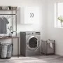 White engineered wood wall cabinet 60x31x60 cm by vidaXL, Lockers and storage cabinets - Ref: Foro24-829956, Price: 48,87 €, ...