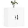 White engineered wood wall cabinet 60x31x60 cm by vidaXL, Lockers and storage cabinets - Ref: Foro24-829956, Price: 49,51 €, ...