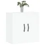White engineered wood wall cabinet 60x31x60 cm by vidaXL, Lockers and storage cabinets - Ref: Foro24-829956, Price: 48,87 €, ...