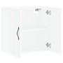 White engineered wood wall cabinet 60x31x60 cm by vidaXL, Lockers and storage cabinets - Ref: Foro24-829956, Price: 49,51 €, ...