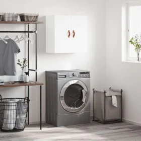 White engineered wood wall cabinet 60x31x60 cm by vidaXL, Lockers and storage cabinets - Ref: Foro24-829940, Price: 46,90 €, ...
