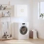 Glossy white plywood wall cabinet 60x31x60 cm by vidaXL, Lockers and storage cabinets - Ref: Foro24-829950, Price: 53,55 €, D...