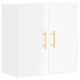 Glänzend weißer Sperrholz-Wandschrank 60x31x60 cm von vidaXL, Schließfächer und Lagerschränke - Ref: Foro24-829950, Preis: 54...
