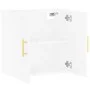 Armario pared madera contrachapada blanco brillo 60x31x60 cm de vidaXL, Taquillas y armarios de almacenamiento - Ref: Foro24-...