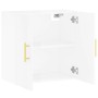 Glänzend weißer Sperrholz-Wandschrank 60x31x60 cm von vidaXL, Schließfächer und Lagerschränke - Ref: Foro24-829950, Preis: 54...