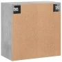 Concrete gray engineered wood wall cabinet 60x31x60 cm by vidaXL, Lockers and storage cabinets - Ref: Foro24-829952, Price: 4...