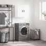 Glossy white engineered wood wall cabinet 60x31x60 cm by vidaXL, Lockers and storage cabinets - Ref: Foro24-829942, Price: 51...