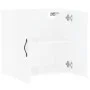Armario pared madera contrachapada blanco brillo 60x31x60 cm de vidaXL, Taquillas y armarios de almacenamiento - Ref: Foro24-...