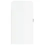 Armario pared madera contrachapada blanco brillo 60x31x60 cm de vidaXL, Taquillas y armarios de almacenamiento - Ref: Foro24-...
