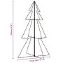 Árbol de Navidad 160 LEDs interior y exterior 78x120 cm