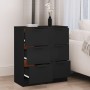 Sideboard aus schwarzem Sperrholz 30x30x70 cm von vidaXL, Sideboards - Ref: Foro24-811154, Preis: 104,76 €, Rabatt: %
