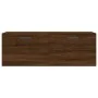 Oak brown engineered wood wall cabinet 100x36.5x35 cm by vidaXL, Lockers and storage cabinets - Ref: Foro24-830147, Price: 55...