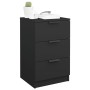 Bedside tables 2 units black 40x36x65 cm by vidaXL, Nightstands - Ref: Foro24-811271, Price: 92,99 €, Discount: %