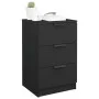 Bedside tables 2 units black 40x36x65 cm by vidaXL, Nightstands - Ref: Foro24-811271, Price: 93,58 €, Discount: %