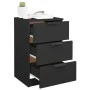 Bedside tables 2 units black 40x36x65 cm by vidaXL, Nightstands - Ref: Foro24-811271, Price: 93,58 €, Discount: %