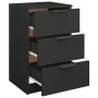 Bedside tables 2 units black 40x36x65 cm by vidaXL, Nightstands - Ref: Foro24-811271, Price: 93,58 €, Discount: %