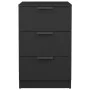 Bedside tables 2 units black 40x36x65 cm by vidaXL, Nightstands - Ref: Foro24-811271, Price: 93,58 €, Discount: %