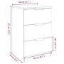 Bedside tables 2 units black 40x36x65 cm by vidaXL, Nightstands - Ref: Foro24-811271, Price: 93,58 €, Discount: %