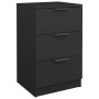 Mesita de noche negro 40x36x65 cm de vidaXL, Mesitas de noche - Ref: Foro24-811270, Precio: 69,79 €, Descuento: %