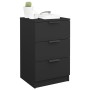 Mesita de noche negro 40x36x65 cm de vidaXL, Mesitas de noche - Ref: Foro24-811270, Precio: 69,79 €, Descuento: %