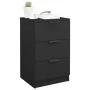 Mesita de noche negro 40x36x65 cm de vidaXL, Mesitas de noche - Ref: Foro24-811270, Precio: 66,27 €, Descuento: %
