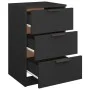 Mesita de noche negro 40x36x65 cm de vidaXL, Mesitas de noche - Ref: Foro24-811270, Precio: 66,27 €, Descuento: %