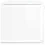 Wall-mounted cabinet in glossy white engineered wood, 100x36.5x35 cm by vidaXL, Lockers and storage cabinets - Ref: Foro24-83...