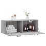Sonoma Wandschrank aus grauem Holzwerkstoff 100x36,5x35 cm von vidaXL, Schließfächer und Lagerschränke - Ref: Foro24-830146, ...