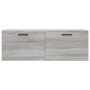 Sonoma Wandschrank aus grauem Holzwerkstoff 100x36,5x35 cm von vidaXL, Schließfächer und Lagerschränke - Ref: Foro24-830146, ...