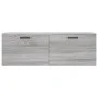 Wall-mounted engineered wood cabinet in Sonoma grey, 100x36.5x35 cm by vidaXL, Lockers and storage cabinets - Ref: Foro24-830...