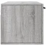Sonoma grauer Wandschrank aus Holzwerkstoff, 100 x 36,5 x 35 cm von vidaXL, Schließfächer und Lagerschränke - Ref: Foro24-830...