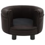 Hundesofa aus Plüsch und braunem Kunstleder, 48 x 48 x 32 cm von vidaXL, Betten für Hunde - Ref: Foro24-170958, Preis: 81,83 ...
