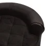Plush and brown synthetic leather dog sofa 48x48x32 cm by vidaXL, Beds for dogs - Ref: Foro24-170958, Price: 80,66 €, Discoun...