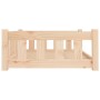 Hundebett aus massivem Kiefernholz 95,5x65,5x28 cm von vidaXL, Betten für Hunde - Ref: Foro24-833255, Preis: 63,19 €, Rabatt: %