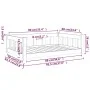Cama para perros madera maciza de pino 95,5x65,5x28 cm de vidaXL, Camas para perros - Ref: Foro24-833255, Precio: 62,24 €, De...