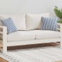Cojines para exterior a rayas 45x45 cm azul marino 2 unidades