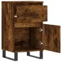 Display cabinets 2 units engineered wood smoked oak 40x35x70 cm by vidaXL, Sideboards - Ref: Foro24-831175, Price: 73,51 €, D...