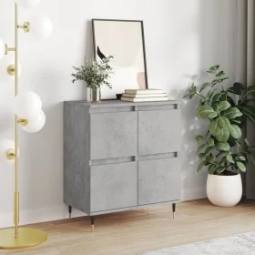 Concrete gray plywood sideboard 60x35x70 cm by vidaXL, Sideboards - Ref: Foro24-831208, Price: 67,11 €, Discount: %